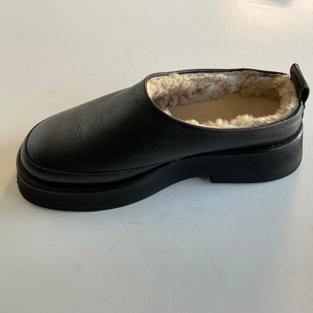 WANDLER Rosa Lambskin Slide Mule Shearling Lined Size EU 38 - Picture 5 of 8